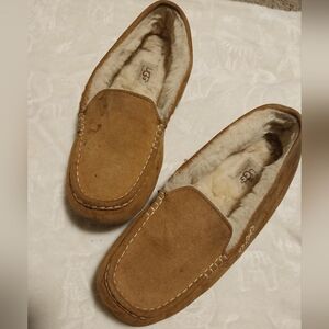 UGG Brown Suede Slip Ons